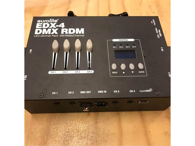 Gradateur LED RDM DMX EDX-4 - eurolite