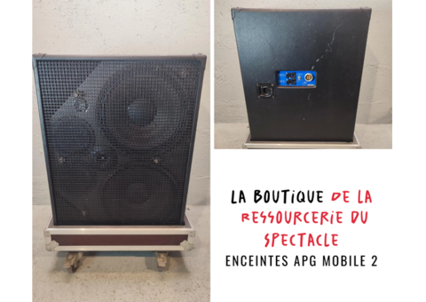 Enceintes APG Mobile 2 en flycase