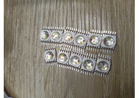 Lot de led RGBWA 5 x 12watts